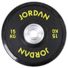 Jordan Fitness Black Urethane Competition Plate - Coloured Text