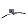 Wall Mounted Chin Bar with aluminium ends & rubber handgrips