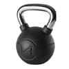 Jordan 14kg Black Rubber kettlebell with Chrome Handle