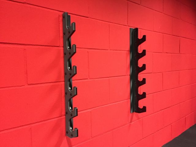 Wall Mounted Bar Rack - Black